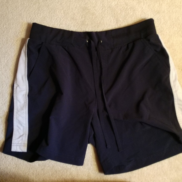 2 pair navy exercise shorts sz large - Picture 6 of 9